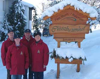 Ihr Team vom Christbaumhof ist gerne f�r sie da